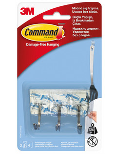 Крючки Command (3шт) 17067CLR