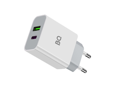 Зарядное устройство BQ Type-C + USB PD + QC3.0 20W 20W2A01
