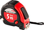 Рулетка Matrix 31023 Status magnet fixation, 5 м х 19 мм, обрезиненный корпус, зацеп с магнитом