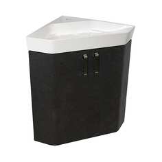 Напольная угловая тумба для ванной комнаты под умывальник Quartz-50 П MIXLINE