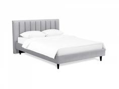 Кровать queen ii sofia l (ogogo) серый 176x100x215 см.