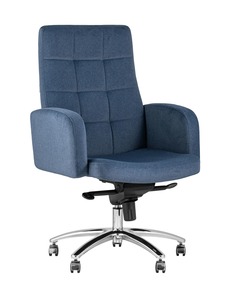 Кресло руководителя лансет (stoolgroup) синий 53x116x70 см.
