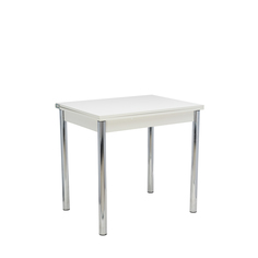 Стол раздвижной лиль 1р (leset) серебристый 60x75x80 см.