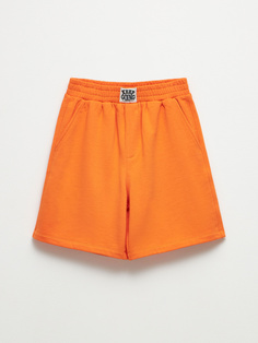 Трикотажные шорты для мальчиков (оранжевый, 128) Sela