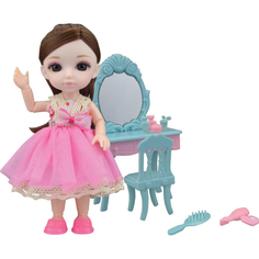 Кукла Funky Toys Малышка Лили с туалетным столиком