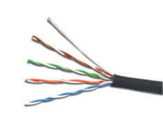 Сетевой кабель 5bites FTP / SOLID / 6CAT / 23AWG / COPPER / PE / BLACK / OUTDOOR / 305M FS6575-305BPE