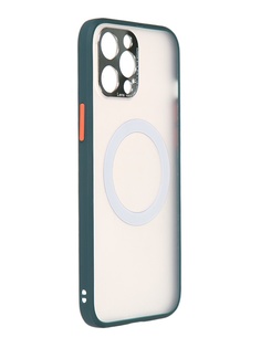 Чехол Luazon для APPLE iPhone 12 Pro Max MagSafe Plastic Green 6253207