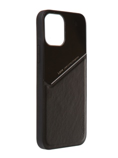 Чехол Luazon для APPLE iPhone 12 / 12 Pro MagSafe Black 6253244