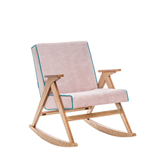 Кресло-качалка вест (leset) розовый 65x84x86 см.