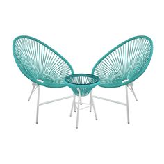 Комплект кофейный acapulco (ecodesign) бирюзовый 108x106x73 см.