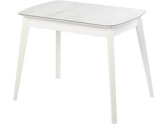 Стол атлас-01 (аврора) белый 110x76x70 см. Avrora