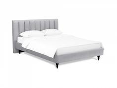 Кровать queen ii sofia l (ogogo) серый 176x100x215 см.