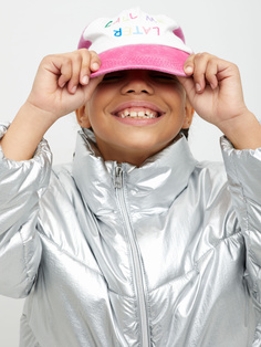 Бейсболка с вышивкой для девочек (принт, 50-52) Sela