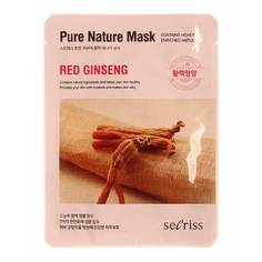 Маска тканевая Anskin Secriss Pure Nature Mask Pack- Red ginseng 25мл