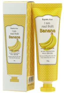 Крем для рук с экстрактом банана FarmStay I Am Real Fruit Banana Hand Cream, 100гр