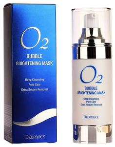 Маска кислородная для лица осветляющая Deoproce O2 Bubble Brightening Mask 100мл