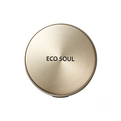 Пудра компактная золотая (сменный блок) The Saem Eco Soul Luxury Gold Pact 21 Light Beige (Refill)