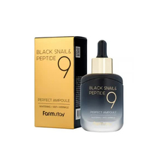 Омолаживающая ампульная сыворотка с комплексом из 9 пептидов FarmStay Black Snail & Peptide9 Perfect Ampoule 35 мл