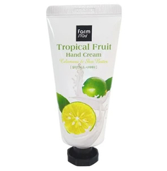 Крем для рук с экстратом каламанси и маслом ши FarmStay Tropical Fruit Hand Cream Calamansi & Shea Butter 50 мл