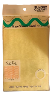 Мочалка для душа (28х95) Wave Shower Towel 1шт the Saem