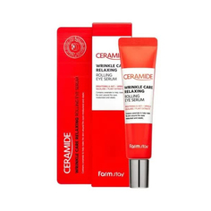 Сыворотка для кожи вокруг глаз с керамидами FarmStay Ceramide Wrinkle Care Relaxing Rolling Eye Serum 25 мл