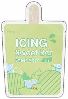 Маска-мороженное листовая APIEU Icing Sweet Bar Sheet Mask (Melon) A'pieu