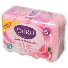 Мыло Duru, Sоft sensation Розовый Грейпфрут, 4 шт, 90 г