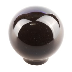 Мебельные ручки ручка-кнопка BRANTE RK.1694.32.BK керамика шар чёрный