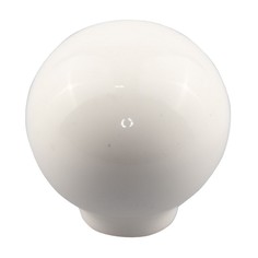 Мебельные ручки ручка-кнопка керамика BRANTE 32мм шар белый