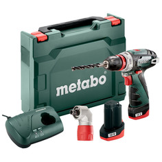 Дрели-шуруповерты аккумуляторные дрель-шуруповерт METABO PowerMaxx BS Quick BASIC 12В Li-ion 2Ач 2 аккумулятора