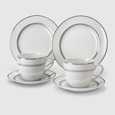 Набор чайный Porcelana Bogucice Dama Platin 12/6