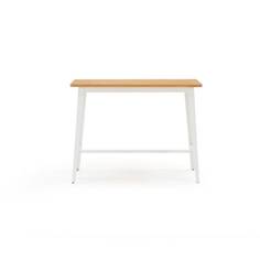 Стол барный hiba (laredoute) белый 140x105x75 см.