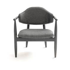 Кресло винтажное nochy (laredoute) черный 66x75x66 см.
