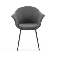 Кресло quilda (laredoute) серый 64x79x58 см.