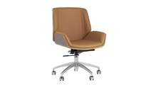Кресло офисное topchairs crown коричневое (stoolgroup) коричневый 60x90x62 см.