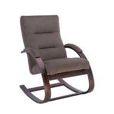 Кресло-качалка милано (leset) коричневый 68x100x80 см.