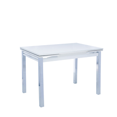 Стол раздвижной париж 2р (leset) серебристый 110x76x70 см.