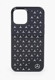 Чехол для iPhone Mercedes-Benz 12 Pro Max (6.7), PC/TPU Silver Stars Black
