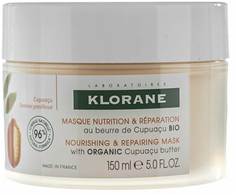 Восстанавливающая маска для волос Klorane "3 в 1" с органическим маслом Купуасу 150 мл