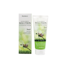 Пенка для умывания улиточная Deoproce Natural Perfect Solution Cleansing Foam Snail 170гр