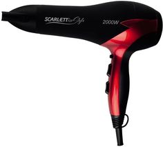 Фен Scarlett SC-HD70I47 2000Вт черный/красный