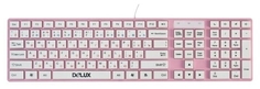 Клавиатура Delux K1000 Pink