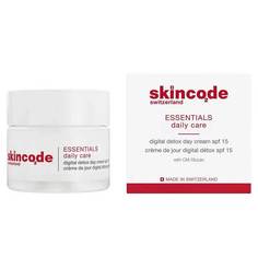 Дневной крем SkinCODE spf 15 "Цифровой детокс" 50 мл.