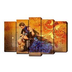 Картина модульная, 125х80 см, 5 модулей, V-659