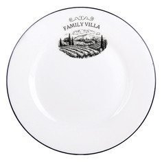Тарелки тарелка NUOVACASA Family villa 23см обеденная керамика