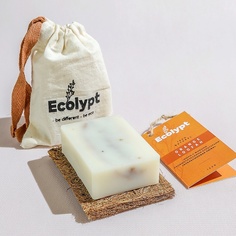 ECOLYPT Мыло для тела с пробиотиками "Апельсиновая люфа"