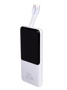 Внешний аккумулятор Baseus Power Bank Elf Digital Display Fast Charge 10000mAh 22.5W White PPJL010002