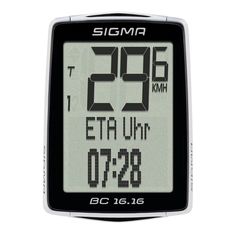 Велокомпьютер Sigma Sport BC 16.16 STS CAD Black-White 01618