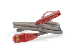 Сетевой кабель Hyperline UTP cat.5e 10m Grey PC-LPM-UTP-RJ45-RJ45-C5e-10M-LSZH-GY