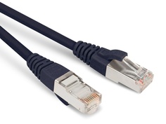 Сетевой кабель Hyperline F/UTP cat.5e 3m Black PC-LPM-STP-RJ45-RJ45-C5e-3M-LSZH-BK